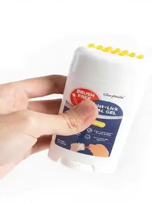 Twisting the GlorySmile dental stick